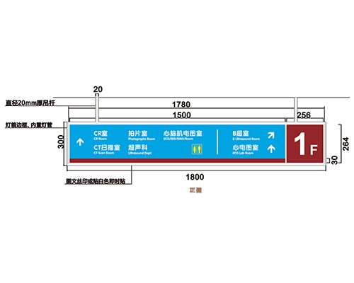 广西过道导视牌